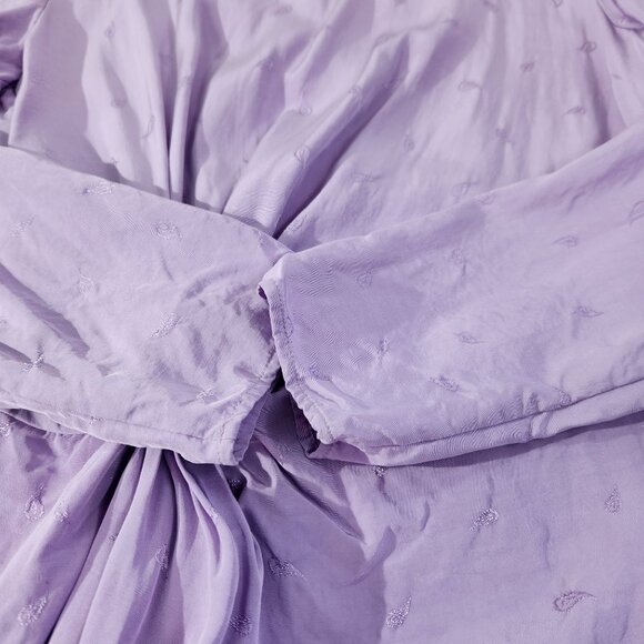 Paris Atelier & Other Stories Lavender Midi Dress With Knot Detail Womens Size 2 - Picture 9 of 16